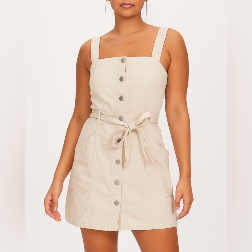Habitual Women’s Cream Denim Dress